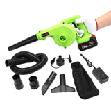 Cordless Leaf Blower, 2-in-1 Portable 21V Lithium Battery 110V Multifunctional Blower for Blowing Leaf