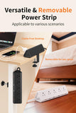 AnnTane Desk Clamp Power Strip USBC, 40W Fast Charging, 10 Ft, Black