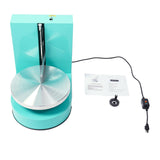 Electric Cake Decorating Machine 4-12 Inch, Adjustable Cake Cream Smooth Coating Decoration Machine with LCD Display, 110-220V (Green)