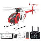 X-MechFun 1/16 Scale F119S MD500 LittleBirds RC Helicopter, 2.4G 9CH Flybarless Rotor Military Helicopter Model, 6G/3D Switchable Modes Aircraft with Takeoff/Landing (Professional Player)