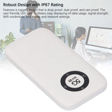 Bewinner 5G Mobile Hotspot WiFi 6, Portable WiFi Device 16 Users, Wireless Router with SIM Card Slot, 7100mAh Battery Travel Router Black (White)