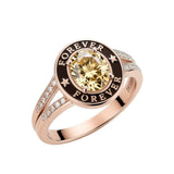Oseew 2027 High School Class Ring Custom College Graduation Ring Women
