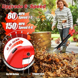 denqir Leaf Blower Cordless for Milwaukee M18 Battery Powered(No Battery) with 6 Speed Modes, 500CFM/150MPH Brushless Handheld Electric Leaf Blower