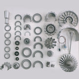 MechPuConToy Trent 900 Turbofan Engine Model That Works, 150+PCS DIY Assembly Simulation Aircraft Engine Electric Model Kit, Physics Experiment Set for Adults