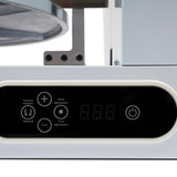 200W Automatic Cake Decorating Machine, 4-16 inch Birthday Cake Cream Spreading Machine Cream Smooth Coating Decoration Adjustable Speed w/LCD Display for Cake Shops, Dessert Shops (White)