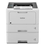 Brother HL-L5210DWT Business Monochrome Laser Printer with Dual Trays, Wireless and Gigabit Ethernet, White