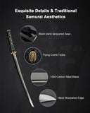 1095 High Steel Flying Crane Katana, Hand Forged Full Tang Sword
