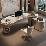 BGGJJ Computer Desk Slate Desk Simple Boss Desk Study Computer Desk Writing Desk