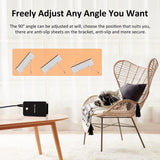 Portable Space Heater Mini Desk Heater Electric Fan Air Warmer