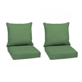 Arden Outdoor Deep Seat Cushion Set (2-Pack), 22 in x 24 in, Weather-Proof, Rain-Proof