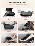 Shiatsu Neck and Back Massager with Heat, Corded Deep Tissue Shoulder Massager for Pain Relief, 3D Kneading Nodes, Eligible for FSAHSA Electric Massage Pillow for Home Office Car, Gift for Men Women