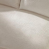 125" Oversized Curved Sectional Sofa,Boucle Upholstered Modular Couch with Chaise,Deep Seat Luxury Cloud Sofa