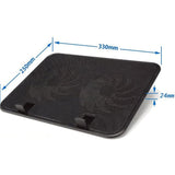 Feilx Laptop Cooling Pad,14 Inch Notebook Cooler 5v Dual Fan USB External Laptop Cooling Pad