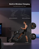 Aeriflo Treadmills for Home with 20% Auto Incline, T510A Foldable Treadmill with 20" Extra Wide Running Belt, 12.4 MPH High Speed, Kinomap App & Wireless Charging, 3.5 HP Power Running Treadmill