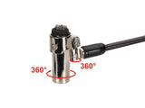 CONCEPTRONIC CUSTODIO02BN Laptop Lock with Key Nano Lock Slot 6ft