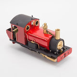 MechPuConToy Metal Steam Locomotive Train Model, 1/50 HO Scale Live Steam Locomotive Model with Oscillating Steam Engine (Track Not Included)