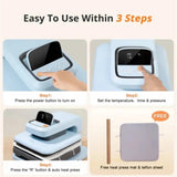 Embossing Machine, Heat Press Machine Digit 15x15 Sublimation Essential Bundle for T Shirts, Sublimation, Heat Press(A)