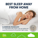 Serta Queen TPU Perfect Sleeper Air Mattress | Queen 18” | TPU Construction | Slumbertouch Knit Topper - Edge Protection | Air Mattress with Built-in Air Pump