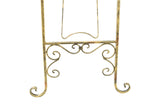 TRIPAR 54 Inch Gold Finish Metal Floor Easel for Paintings, Pictures, Photography, & Artwork