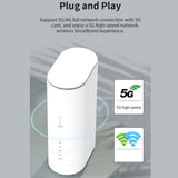 5G Gigabit Dual Band Router, 2.4GHz 5.8GHz WiFi 6, SIM Card Slot, Landline Support, Wireless CPE for Home Enterprise