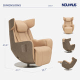 Nouhaus Orbit Massage Chair Full Body with Zero Gravity Recline