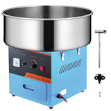 Commercial Cotton Candy Machine Electric Cotton Candy Floss Maker - 110V for the Perfect Party Favor for Birthdays, School function, or Social Events.（Blue） (Without wheels, Blue)