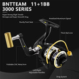 TEDILUVI Carbon Telescopic Fishing Rod Spinning Reel Combo Set with Line Lures Kit Bag for Kids Men Women