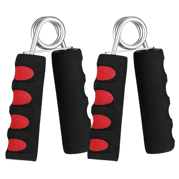 BOOMIBOO Hand Grip Strengthener, Hand Soft Foam Manual Exerciser, Rapid Increase of Wrist, Forearm and Finger Strength Exercise Equipment, 2 Pack Showay