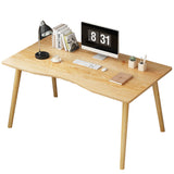Stylish Modern Wooden Desk Solid Wood Legs 80x50x73CM Work & Study Table for Home Office Writing Gaming Durable & Elegant Design for Productivity