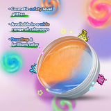 WATERELF Play Putty Slime for Kids, Fidget Sensory Artistic Therapy Putty Toys for Boys Girls Adults, Stress Relief Non-Sticky, 3.11 Inch 3.2 Oz – Orange/Blue