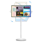 NEWORK 32 Inch Smart Portable TV on Wheels, Android 14 EDLA Certified