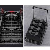 Platform Truck Cart Small Trolley Lightweight Express Trailer Fully Foldable Flatbed Portable Hand-Pulled Cart
