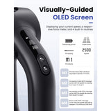 Pro Massage Gun Deep Tissue Percussion with 16mm Amplitude, Professional Muscle Massager Gun (Black) BOB AND BRAD