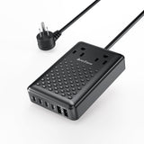 Charging Station 140W USB C Charger Block, Upgraded GaN III 8-in-1 Fast Charging Station Hub，PD 65W Laptop Charger Adapter Compatible with Compatible with MacBook Air/Pro,iPhone16/15,Galaxy S24 etc