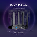 GL-BE9300 (Flint 3) Tri-Band WiFi 7 Router, High-Speed 6GHz Gaming WiFi Router for Wireless Internet