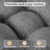 Basic Beyond Chair Cushions for Dining Chairs, Non-Slip Chair Pads, Thick Seat Cushions 4, 17" x 17" x 4", Dark Grey