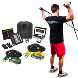 Crossover Symmetry Shoulder System Includes Two Sets of Resistance Bands Attachments Training Guide Exercise Chart Online Workouts for Home Fitness Rehab Rotator Cuff Exercises (Novice, Wall Mounts)