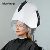 OIYALI 1000W Professional Hooded Hair Dryer,Standing Blow Hair Dryer with Cap and Wheels,Temperature and time are Adjustable,Suitable for Salon and Home