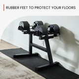 Nuobell Adjustable Dumbbell Rack and Stand. Perfect Home-Gym Dumbell Rack for At-Home Nuobell Workouts. Safe, Convenient and Prevents Accidents. This is a Nuobell Dumbbell Rack Stand Only, No Weights FF Finer Form