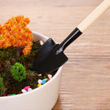 8 Sets Mini Gardening Tools Portable Garden Hand Tools Set Miniature Gardening Rake Trowel and Shovel