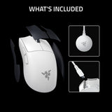 Razer Viper V4 Pro Wireless Esports Gaming Mouse,50g,180Hr Battery, White