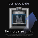 QIDI PLUS4 3D Printer, Max 600mm/s High-Speed Printing, 65℃ Chamber Heat, Fully Auto Leveling