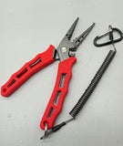 Fishing Pliers,Fish Lip Grippers with Missing Rope,Braid Scissors, Fishing Tools Set, Fishing Gifts for Men EDSTAR