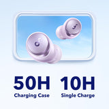 Auto-Adjustable Active Noise Cancelling Wireless Earbuds, Reduce Noise by Up to 98%, 50H Playtime Soundcore