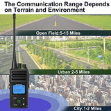 SAMCOM Programmable UHF Two Way Radios Long Range for Adults School,9 Packs
