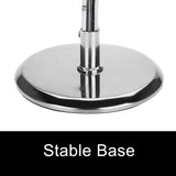 Hair Dryer Holder Countertop, Acrylic Hair Dryer Stand with Stainless Steel Base, Spiral Blow Dryer Holder Hair Tool Organizer for Bathroom, Vanity, Salon, Home