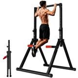 DOBESTS Power Tower Pull Up Bar Free Standing, Adjustable Foldable Pull Up Station, Home Gym Strength Training Equipment 700LBS