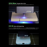 Creality Falcon A1 Pro 20W Laser Engraver, Full Enclosed 180W Output Laser Engraver Machine