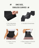 FeelinGirl Waist Trainer for Women Trimmer Belt Long Torso Tummy Wraps