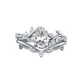 Oseew Moissanite ring Moissanite engagement ring set Moissanite rings for women(Moissanite)